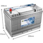 H17 VARTA PROMOTIVE HEAVY DUTY 12V 105Ah 605 102 080
